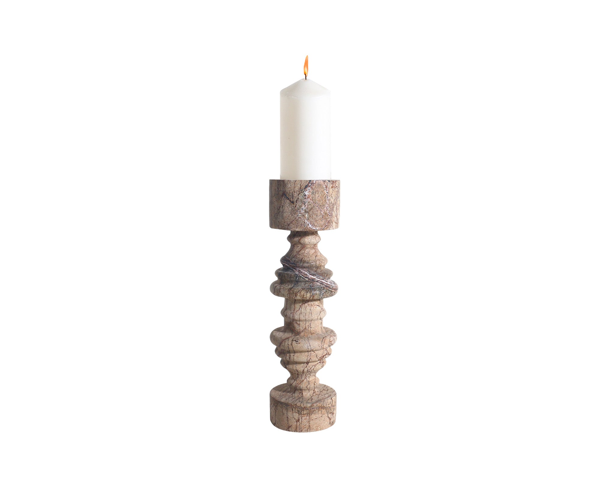 Elm Marble Candle Holder