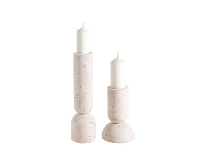 Lewes Marble Candle Holder - Large