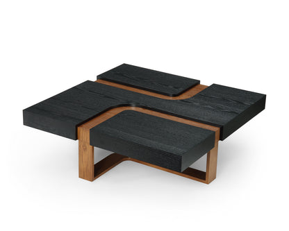 Grove coffee table – Wenge &amp; Classic brown
