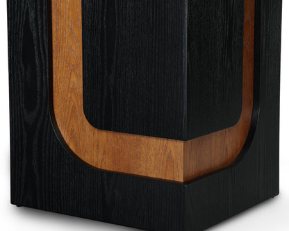 Grove side table – Wenge &amp; Classic brown
