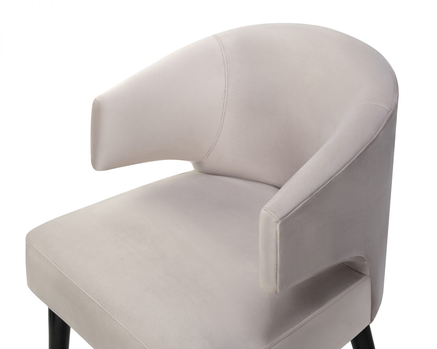 Mia dining chair limestone velvet