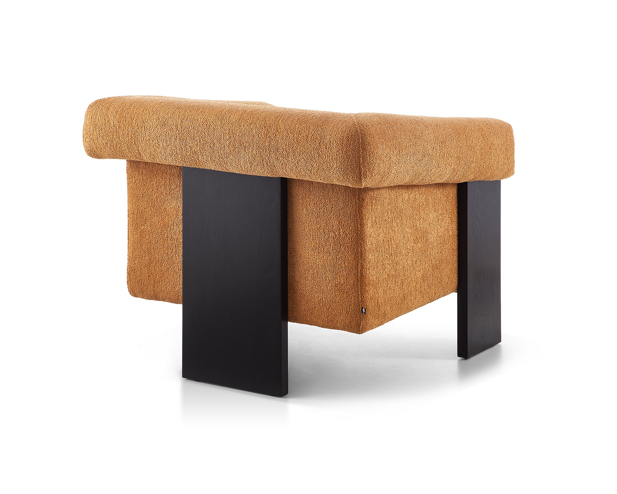 Maplin occasional chair – lander ochre/matt black