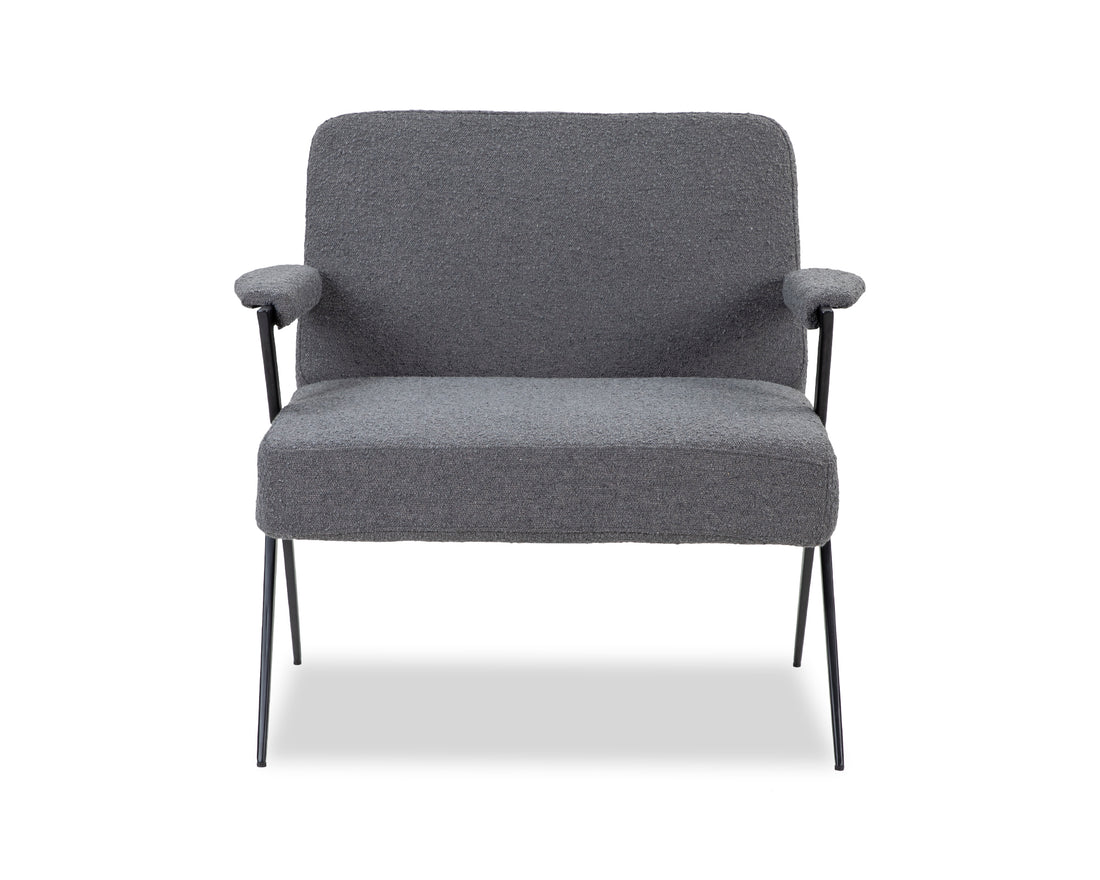 Ponti occasional chair – boucle grey