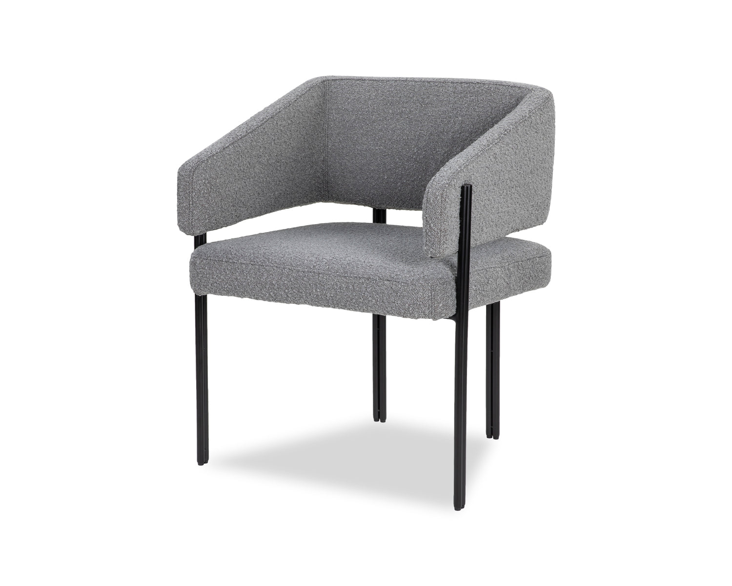Tatler dining chair – boucle grey (s)
