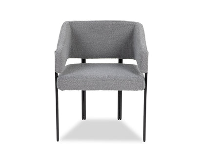Tatler dining chair – boucle grey (s)