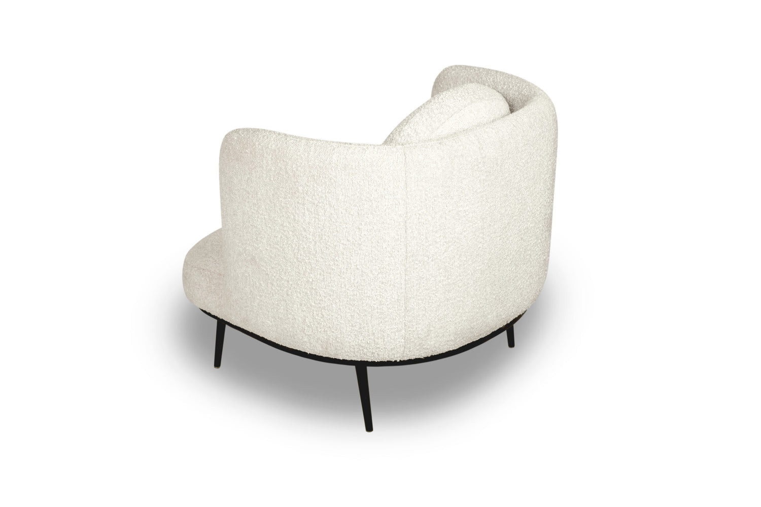 V lux occasional chair – boucle sand